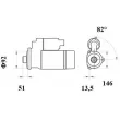 MAHLE MS 776 - Démarreur