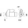 MAHLE MS 885 - Démarreur