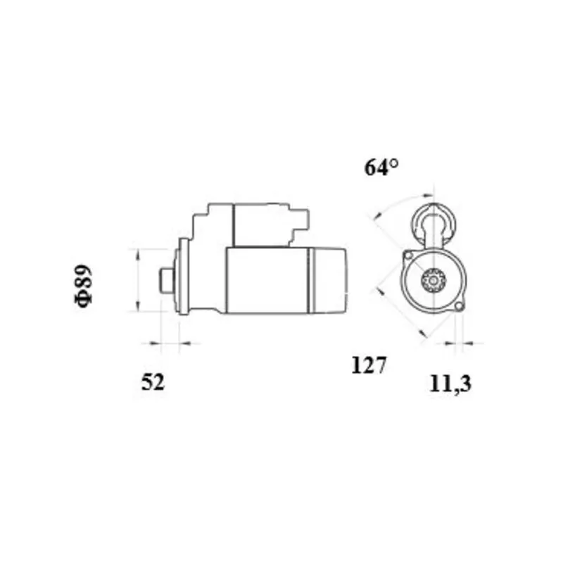 Démarreur MAHLE MS 969 - Visuel 1