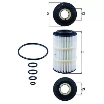 Filtre à huile MAHLE OEM K71775180