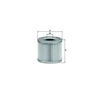 Filtre à huile MAHLE OX 411