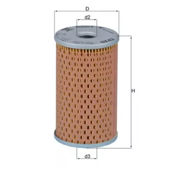 Filtre à huile MAHLE OEM 93156615