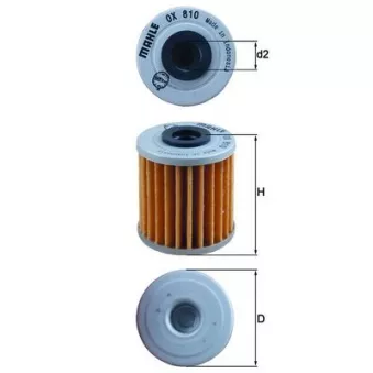 Filtre à huile MAHLE OEM 520100001