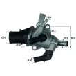 Thermostat d'eau MAHLE [TI 158 83]