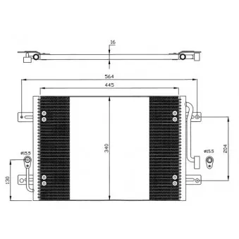 NRF 35632 - Condenseur, climatisation