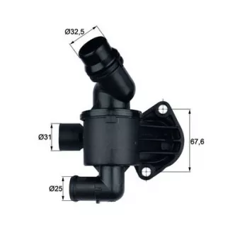Thermostat d'eau MAHLE TI 34 87 pour AUDI Q5 2.0 TDI quattro - 177cv