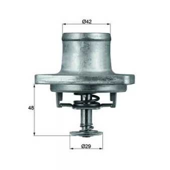Thermostat d'eau MAHLE TI 48 80D pour MERCEDES-BENZ CLASSE E E 420 - 279cv