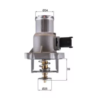 Thermostat d'eau MAHLE TM 55 105 pour OPEL ZAFIRA 1.6 FlexFuel - 116cv