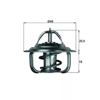 MAHLE TX 1 75D - Thermostat d'eau