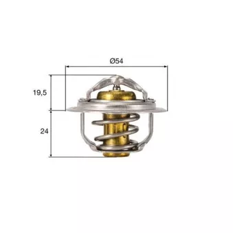 Thermostat d'eau MAHLE TX 212 82D pour AUDI Q5 2.0 TDI - 143cv