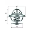 MAHLE TX 58 83 - Thermostat d'eau