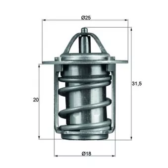 Thermostat d'eau MAHLE TX 6 83