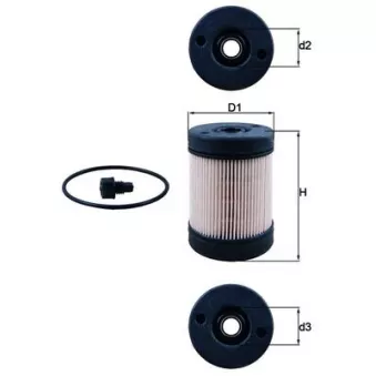 Filtre d'urée MAHLE OEM V837062993