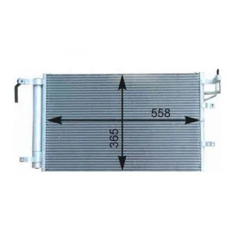 Condenseur, climatisation NRF 35982