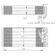 Evaporateur climatisation NRF [36084]