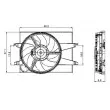 Ventilateur, refroidissement du moteur NRF [47006]
