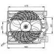 Ventilateur, refroidissement du moteur NRF [47029]