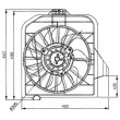 Ventilateur, refroidissement du moteur NRF [47032]