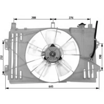 Ventilateur, refroidissement du moteur NRF OEM VNT152023