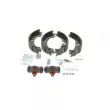 BOSCH 0 204 113 688 - Kit de freins arrière prémontés KIT PRO