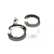 BOSCH 0 204 114 700 - Jeu de mâchoires de frein