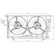 NRF 47075 - Ventilateur, refroidissement du moteur