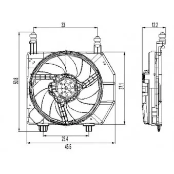 Ventilateur, refroidissement du moteur NRF OEM 1017986