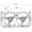 NRF 47555 - Ventilateur, refroidissement du moteur