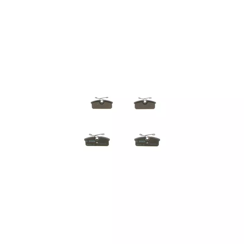 Jeu de 4 plaquettes de frein arrière BOSCH 0 986 424 275 - Visuel 1