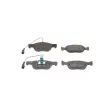 BOSCH 0 986 424 510 - Jeu de 4 plaquettes de frein avant