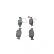BOSCH 0 986 424 510 - Jeu de 4 plaquettes de frein avant