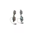 BOSCH 0 986 424 510 - Jeu de 4 plaquettes de frein avant