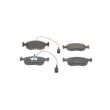 Jeu de 4 plaquettes de frein avant BOSCH [0 986 424 515]