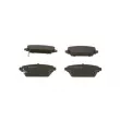 BOSCH 0 986 424 663 - Jeu de 4 plaquettes de frein avant