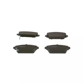 Jeu de 4 plaquettes de frein avant BOSCH OEM 410604U126