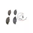 BOSCH 0 986 424 746 - Jeu de 4 plaquettes de frein avant
