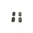 BOSCH 0 986 424 942 - Jeu de 4 plaquettes de frein avant
