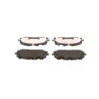 BOSCH 0 986 424 945 - Jeu de 4 plaquettes de frein avant