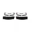 BOSCH 0 986 424 970 - Jeu de 4 plaquettes de frein avant