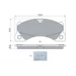 BOSCH 0 986 424 970 - Jeu de 4 plaquettes de frein avant