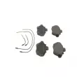 BOSCH 0 986 460 950 - Jeu de 4 plaquettes de frein avant