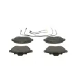 BOSCH 0 986 460 950 - Jeu de 4 plaquettes de frein avant