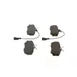 BOSCH 0 986 460 973 - Jeu de 4 plaquettes de frein avant