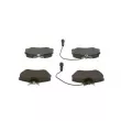 BOSCH 0 986 460 973 - Jeu de 4 plaquettes de frein avant