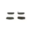 BOSCH 0 986 461 143 - Jeu de 4 plaquettes de frein arrière