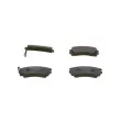 BOSCH 0 986 461 760 - Jeu de 4 plaquettes de frein avant