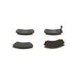 BOSCH 0 986 461 760 - Jeu de 4 plaquettes de frein avant