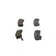 BOSCH 0 986 461 760 - Jeu de 4 plaquettes de frein avant