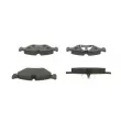 BOSCH 0 986 461 766 - Jeu de 4 plaquettes de frein avant