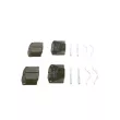 BOSCH 0 986 469 390 - Jeu de 4 plaquettes de frein avant
